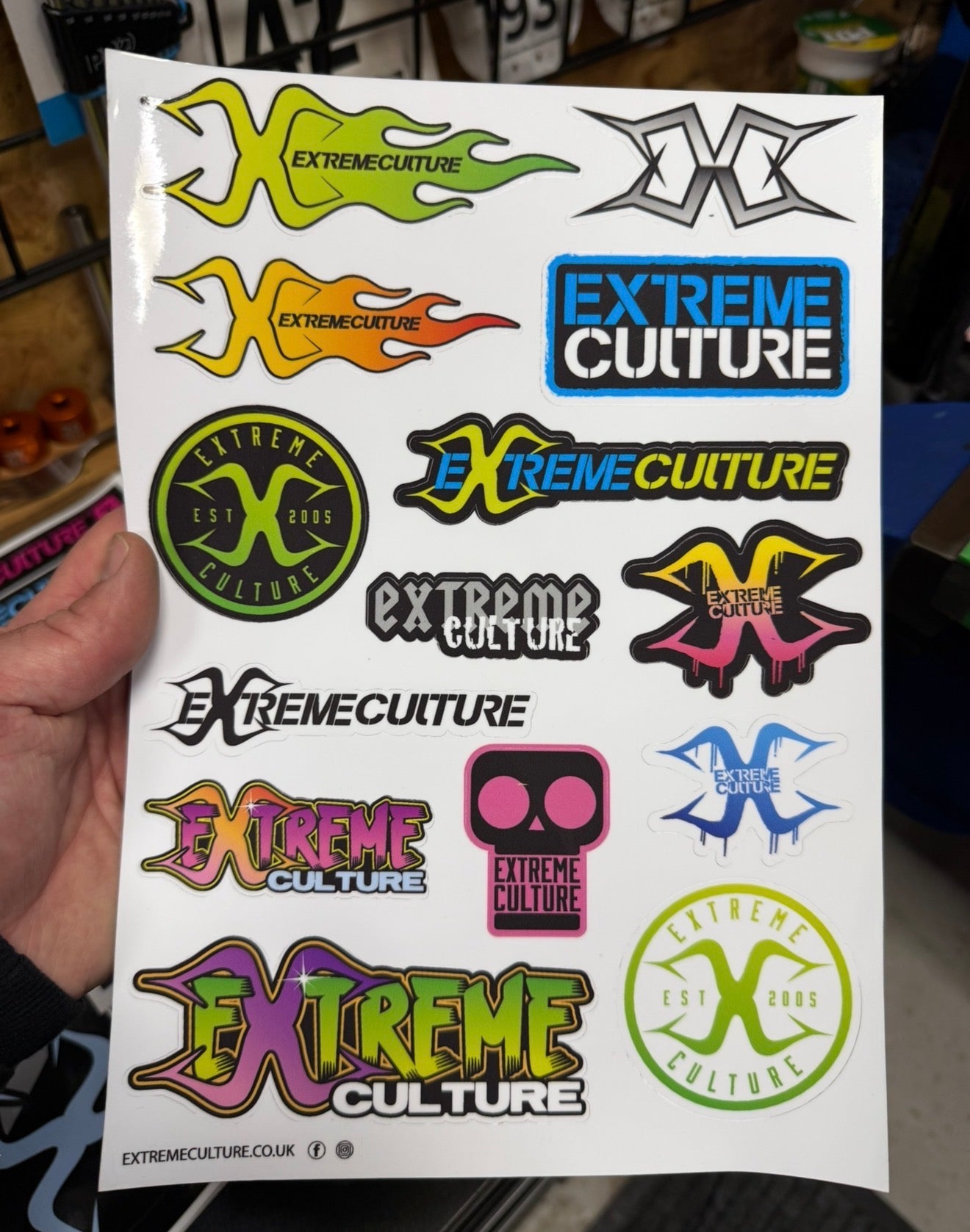 Extreme Culture® sticker pack