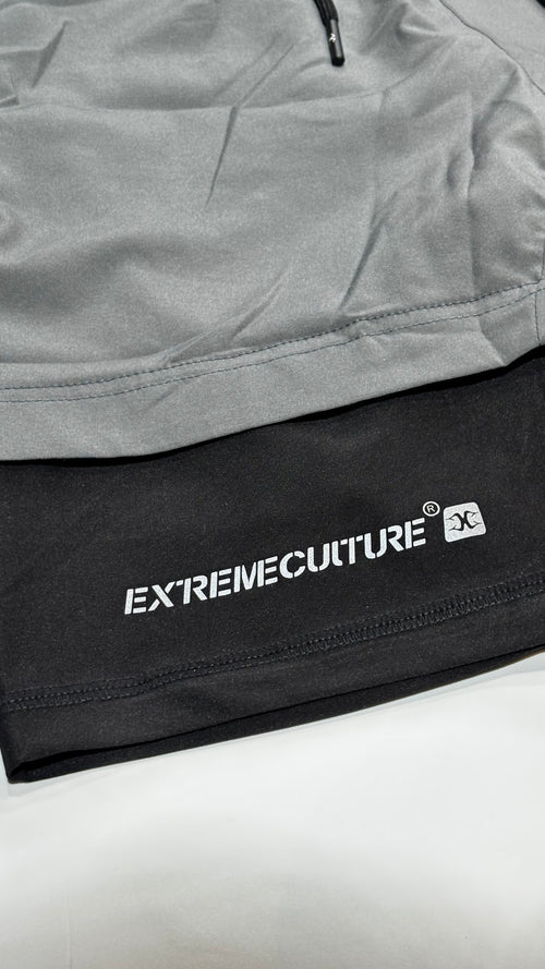Extreme Culture - Active Wear Shorts (GREY)