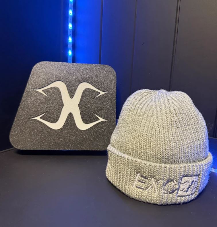 Extreme Culture® Fisherman’s Beanie   - Grey/Silver “EXC”