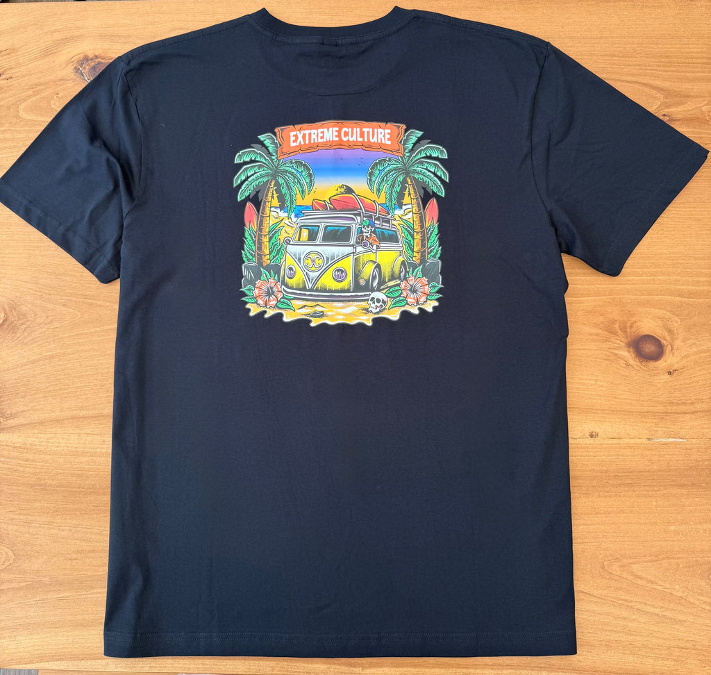 Extreme Culture®-  Van Life T-Shirt - “Vibrant yellow Van- limited Edition”