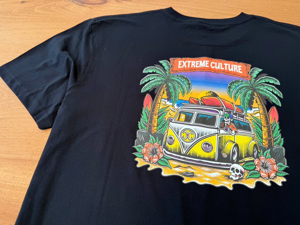 Extreme Culture®-  Van Life T-Shirt - “Vibrant yellow Van- limited Edition”