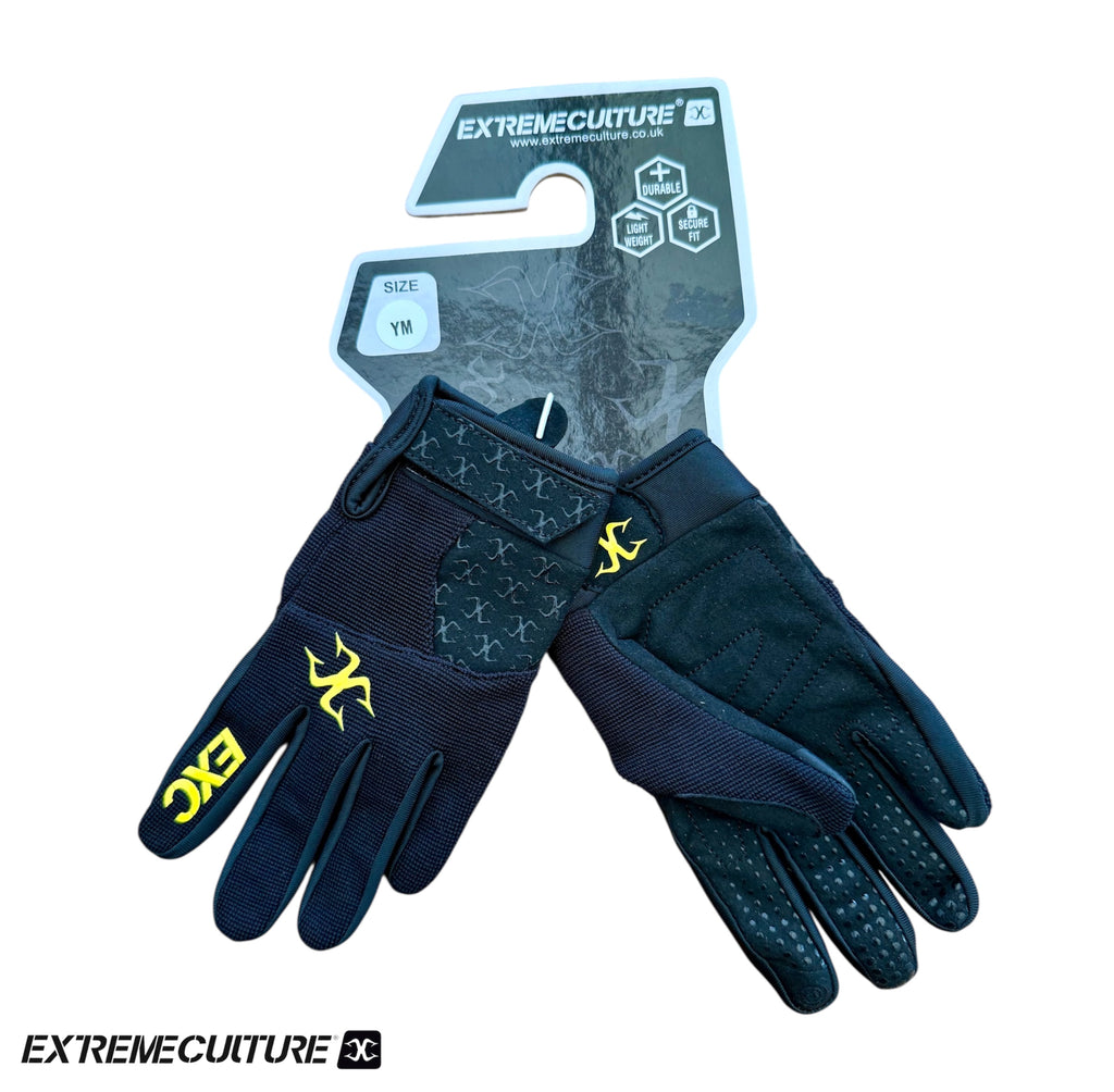 Extreme Culture® EXC Edition - EnduroV4 Youth Gloves - Black / Yellow