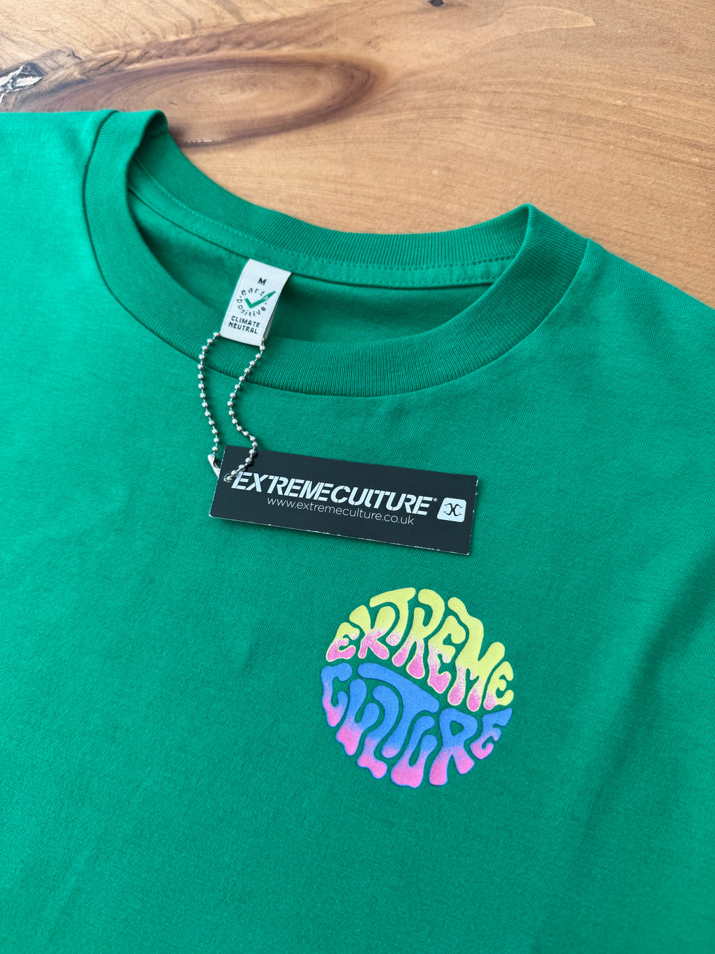 Extreme Culture® - Medium Only ! Green - slim ball logo
