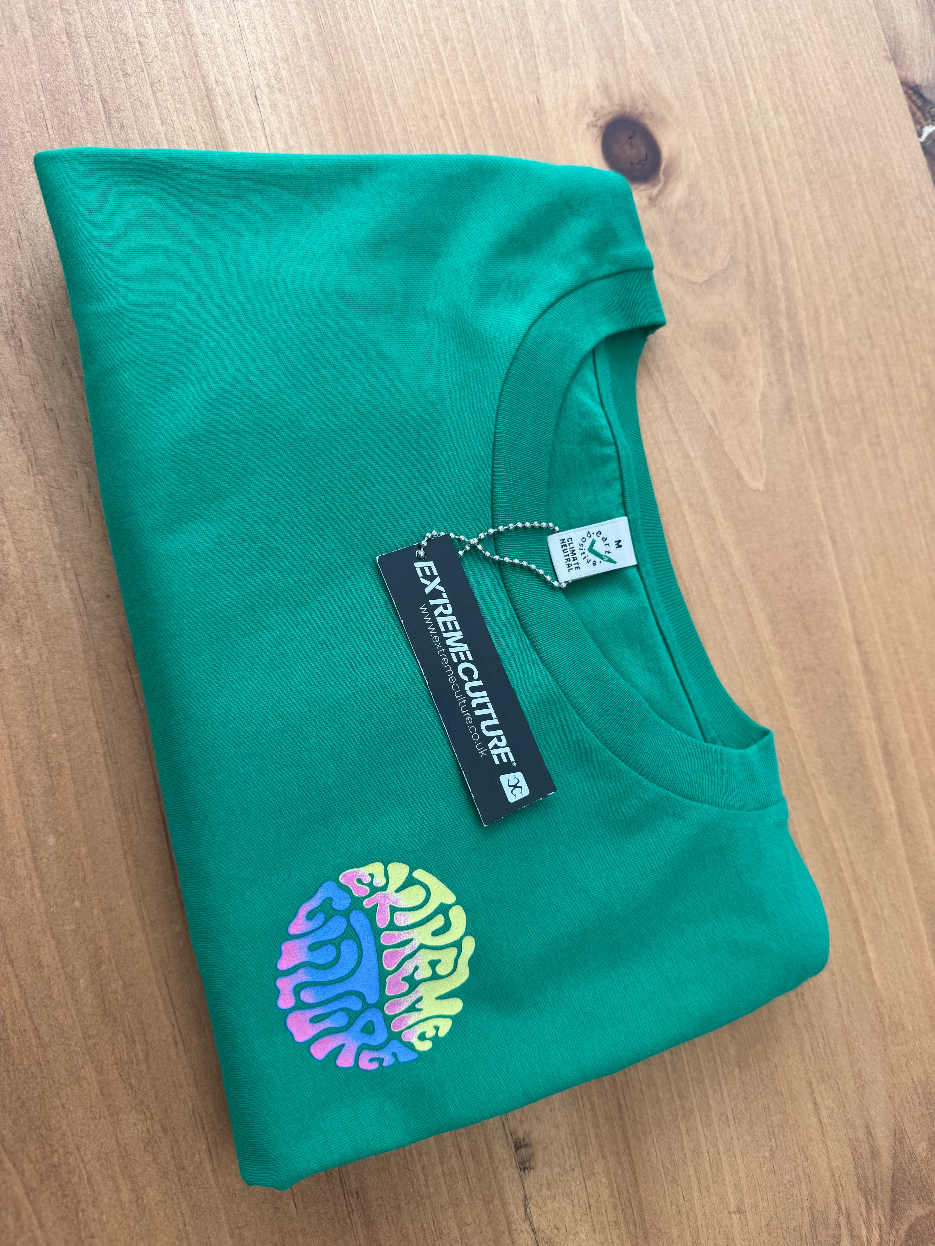 Extreme Culture® - Medium Only ! Green - slim ball logo