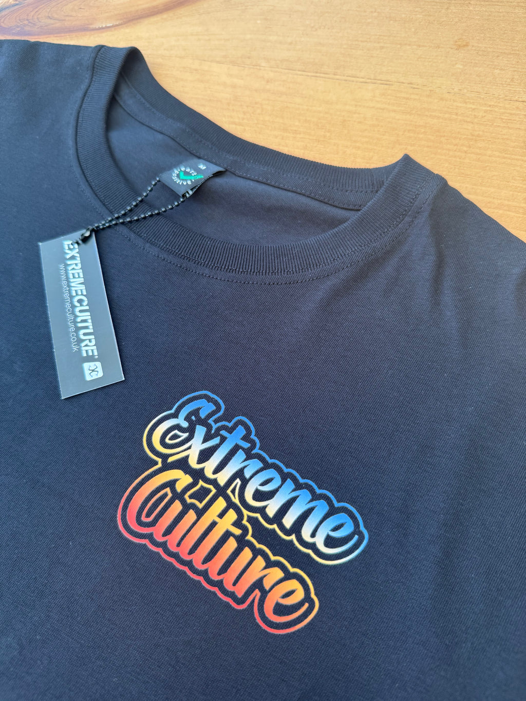 Extreme Culture® - Medium Only !! Black - Blue/orange/red logo