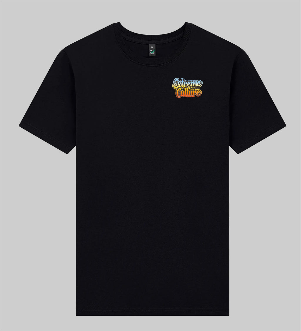 Extreme Culture® - Medium Only !! Black - Blue/orange/red logo