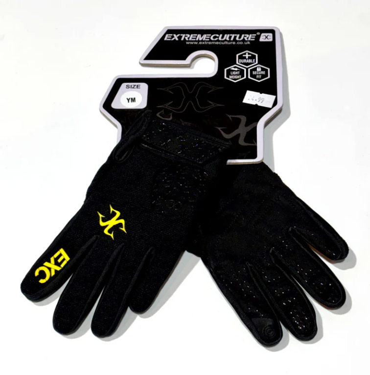 Extreme Culture® EXC Edition - EnduroV4 Youth Gloves - Black / Yellow