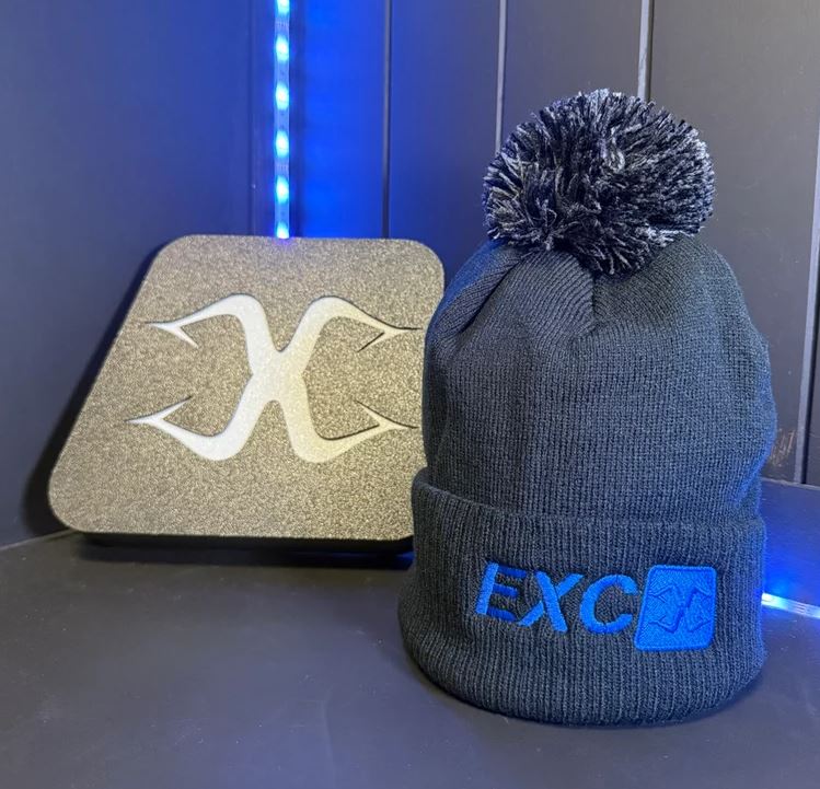 Extreme Culture® EXC Pom Pom Beanie - Blue / Black